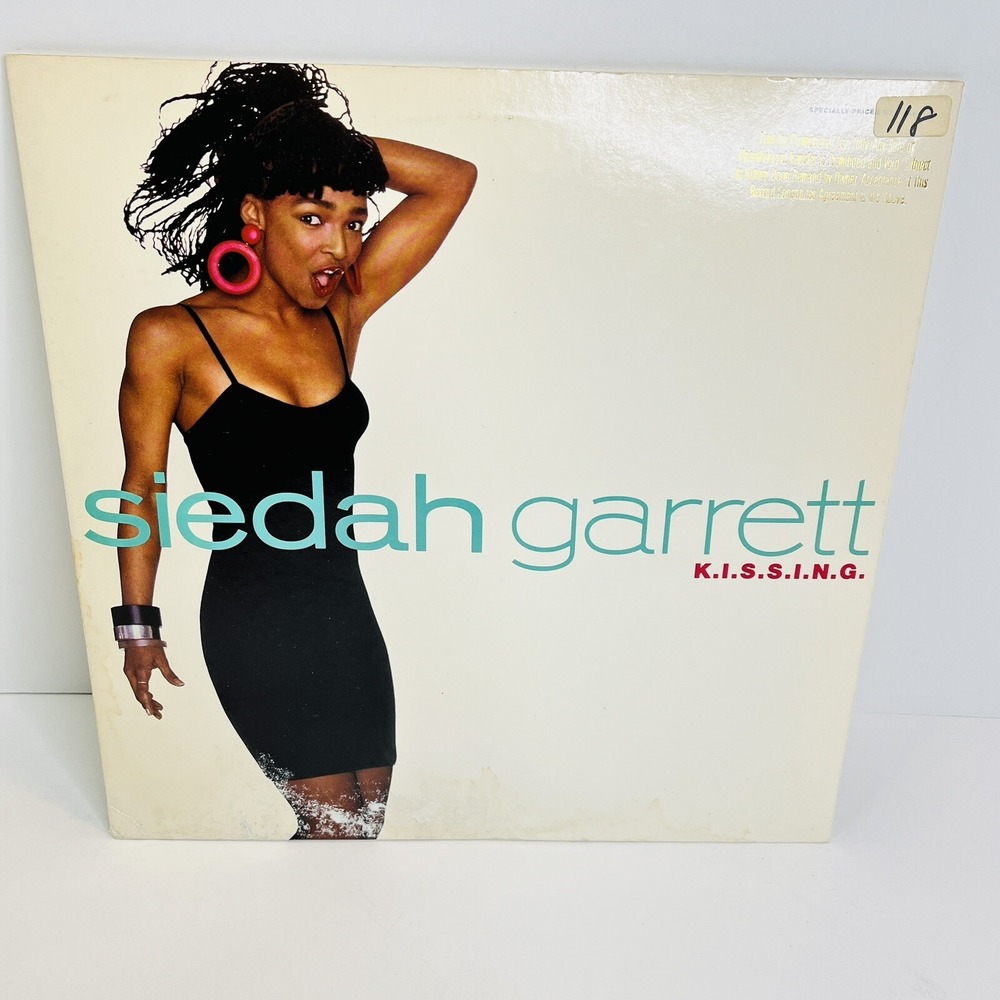 Siedah Garrett‎ Kissing 12" Vinyl Maxi Single Record 1988 Qwest Promo 0-20912